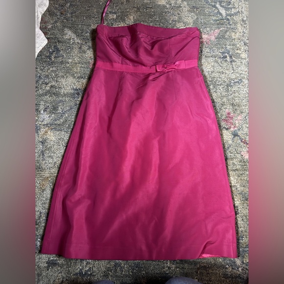 J. Crew Dresses & Skirts - J. Crew Strapless Magenta Dress